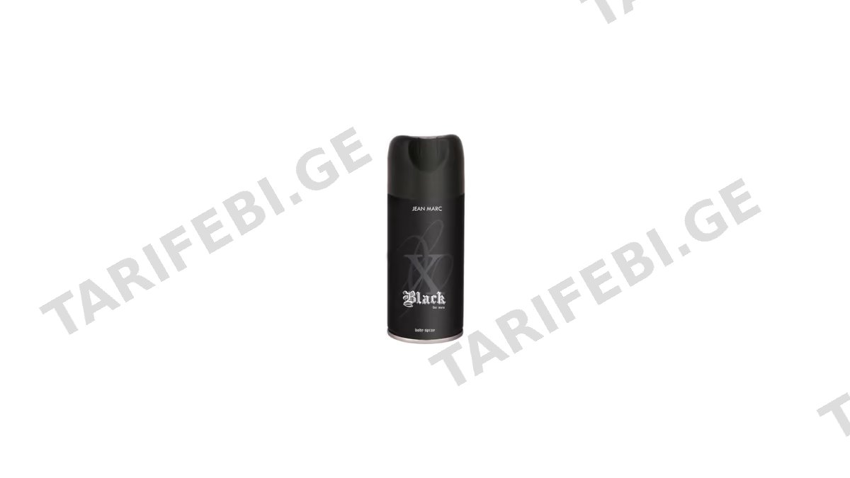 ჟან მარკი სპრეი 6529 X Black 150მლ *