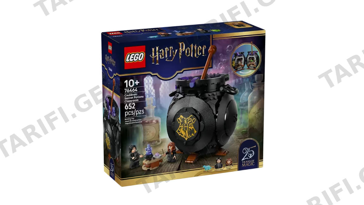ასაწყობი კონსტრუქცია Lego 76464 Harry Potter Cauldron: Secret Potions Classroom, Prefabricated Construction