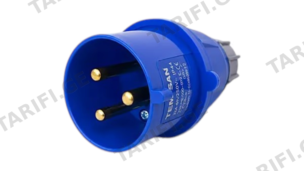TEM-SAN Type 023 EV Charging Plug 32A Schuko to CEE (5556)