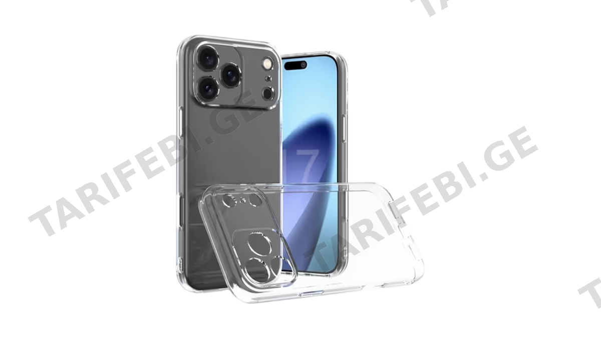 iPhone 17 Pro Max გამჭირვალე ქეისი