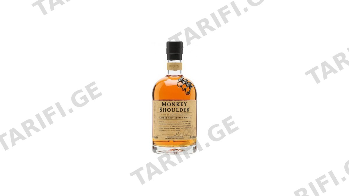 Monkey Shoulder ვისკი 40% 0.7ლ