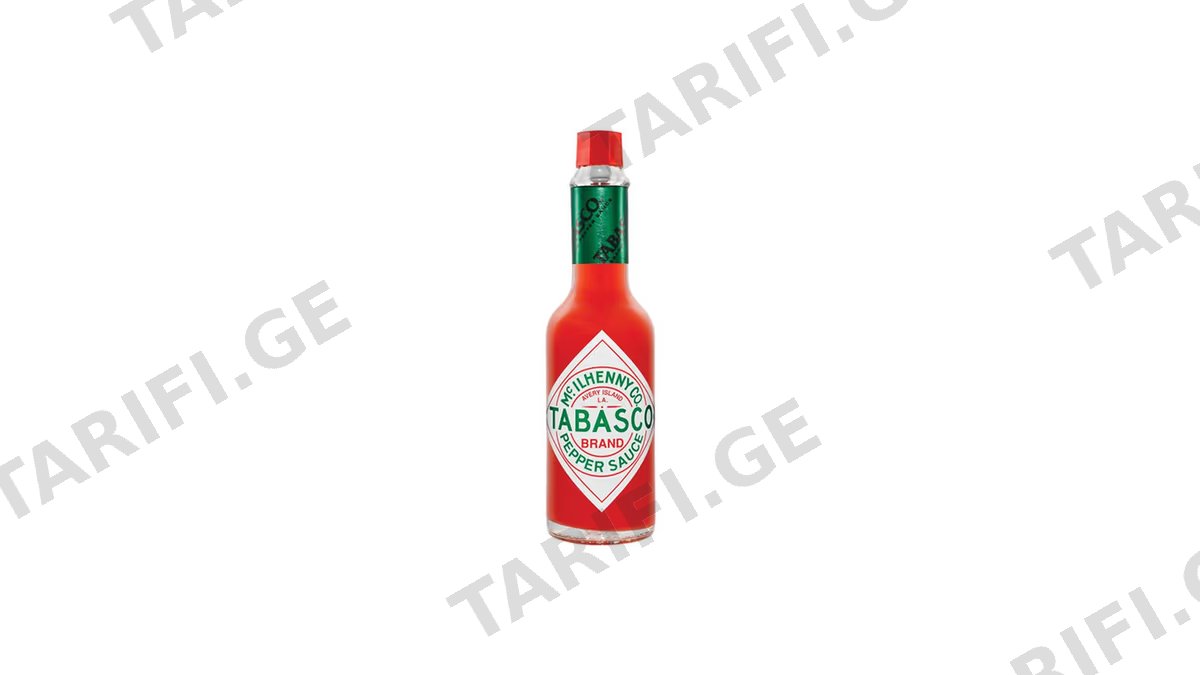 TOBASCO- წითელი წიწაკის სოუსი ცხარე 60მლ/11210000018