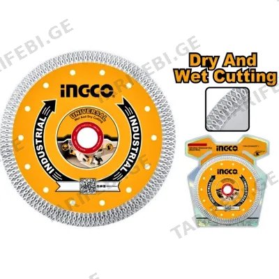 ულტრათხელი ალმასის საჭრელი რგოლი INGCO DMD082301HT (230MM)