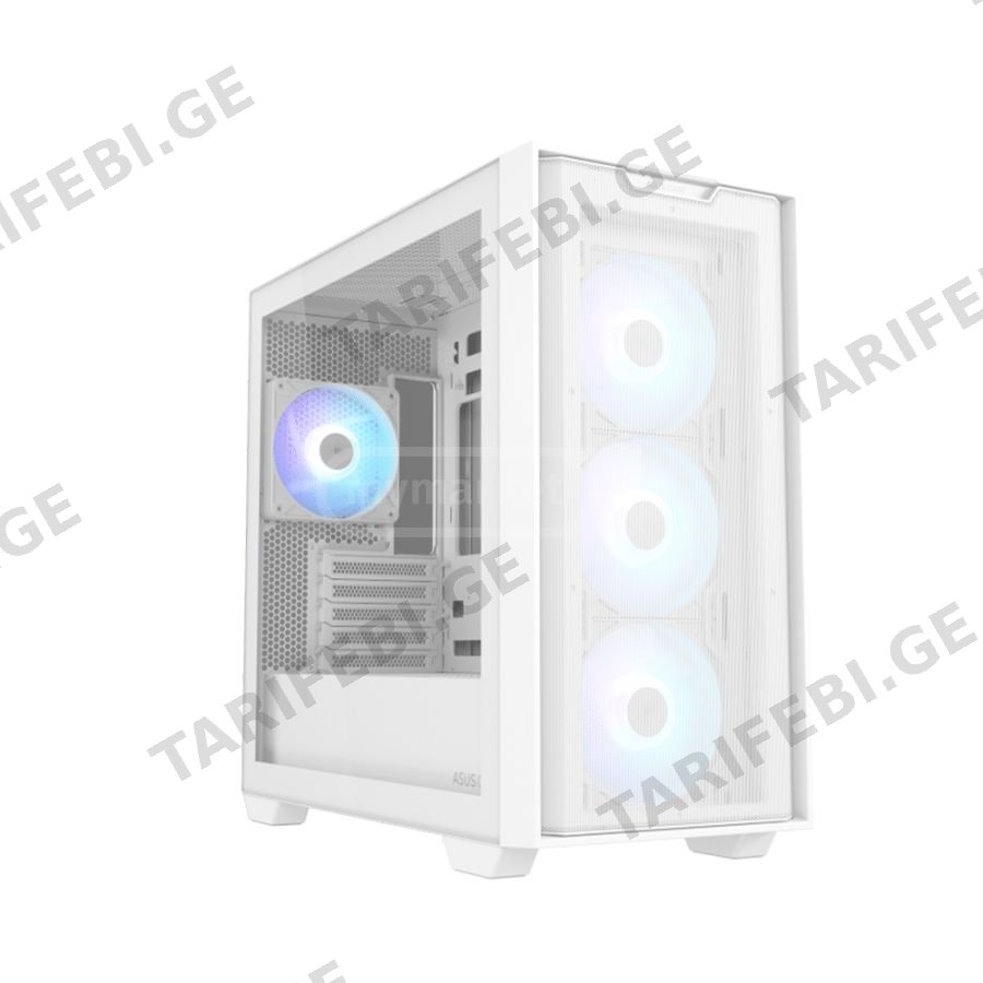 Asus A21 Plus 4x120mm ARGB Fans Mini Tower White
