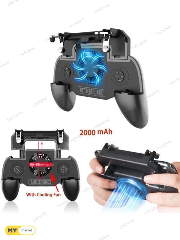 PUBG Controller + 2000 MAH  For Android IOS