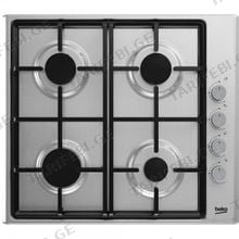 Beko HIBG 64122 SX გაზის ჩასაშენებელი ქურის ზედაპირი