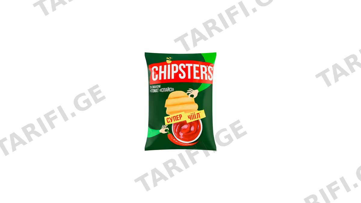 CHIPSTERS ჩიფსი კარტოფილის ცხარე-100გრ