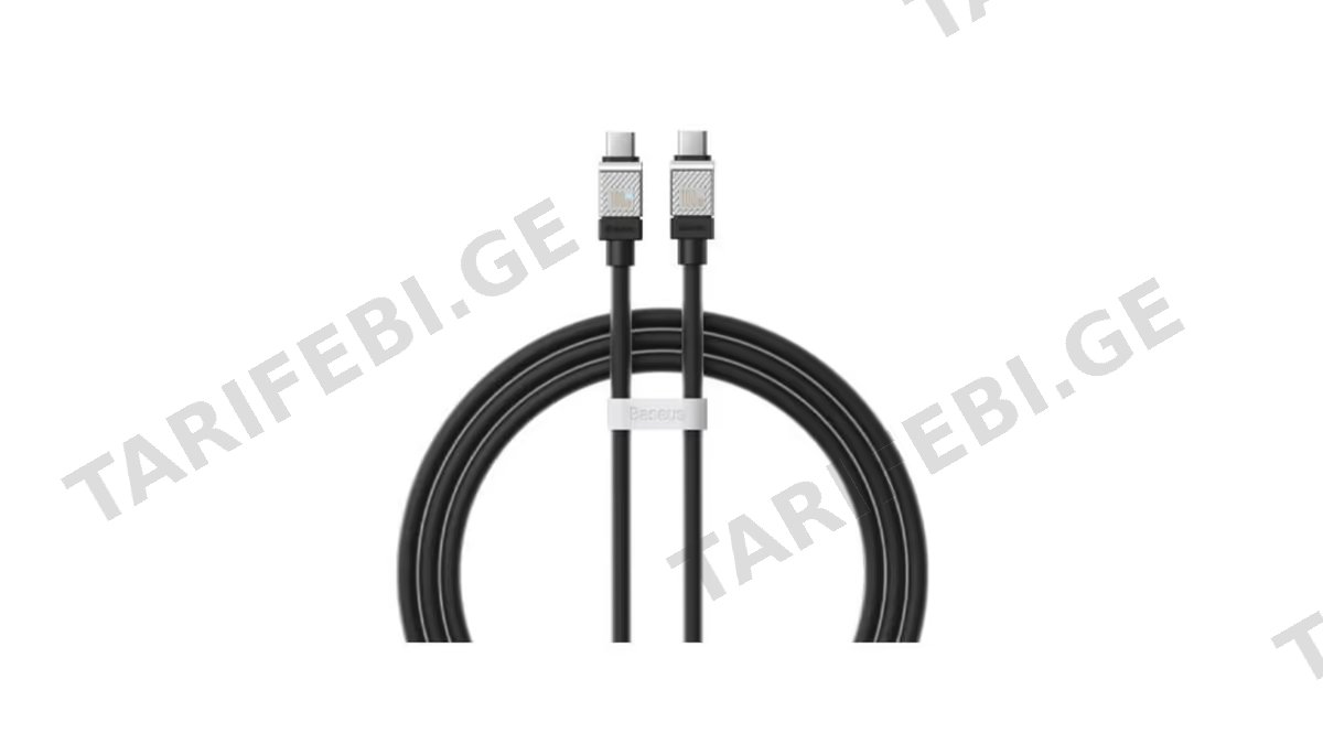Baseus CoolPlay Series Fast Charging Cable Type-C to Type-C 100W 1m CAKW000201