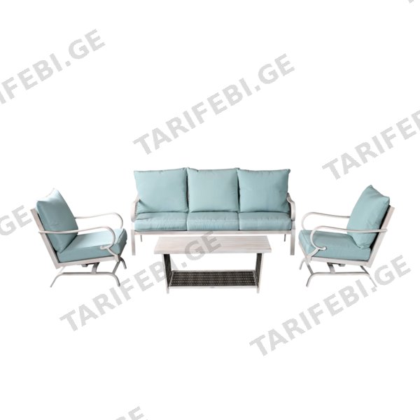 ბაღის ავეჯის კომპლექტი JM-PS-T816 Aluminium