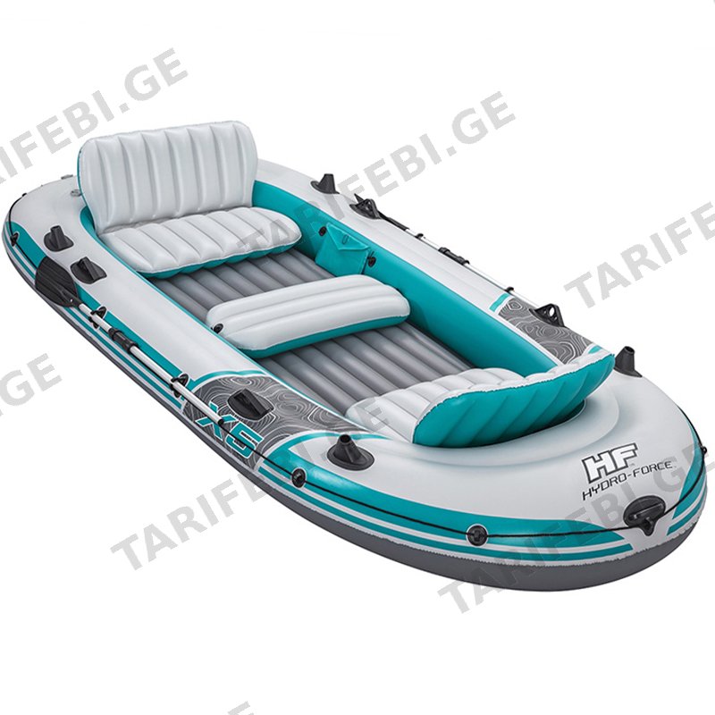 5 ადგილიანი გასაბერი ნავი BESTWAY ADVENTURE ELITE X5 RAFT SET 65159 (600 KG)