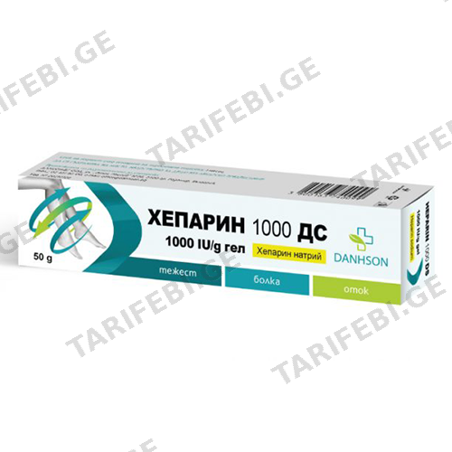 ჰეპარინი გელი 1000სე/1გრ 50გრ #1