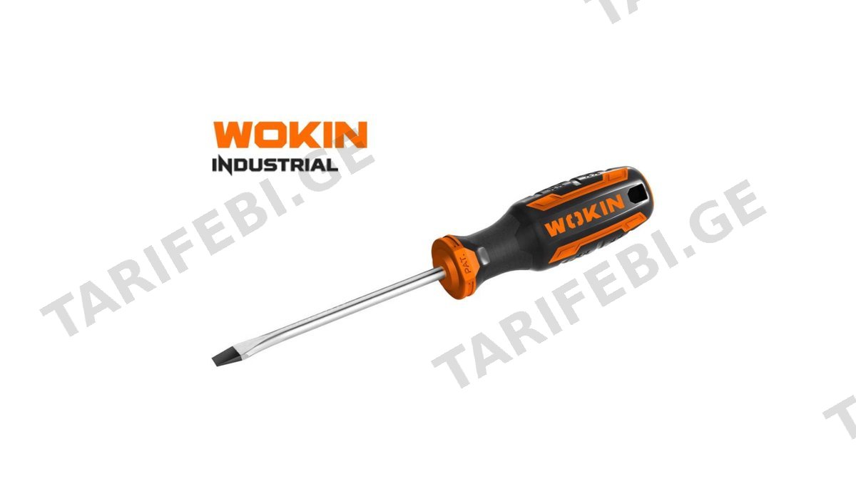 სახრახნისი Wokin 200033, 3.0, 75MM, Screwdriver (INDUSTRIAL), Silver/Black