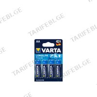 (4ც) AA ელეენტი VARTA Longlife Power