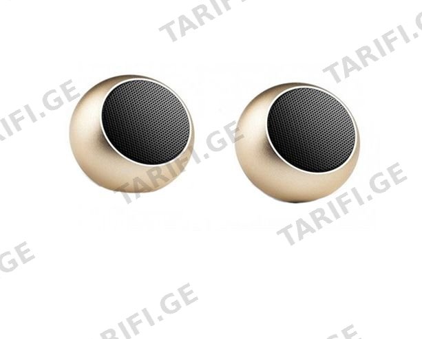 ბლუთუზ დინამიკი K1 PORTABLE BLUETOOTH SPEAKERS GOLD