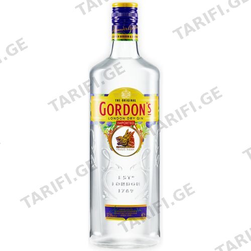 Gordons 1 L 37,5 % - ჯინი გორდონსი