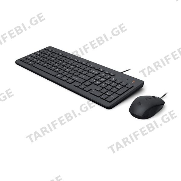 კლავიატურა HP 150 Wired Keyboard and Mouse 240J7AA