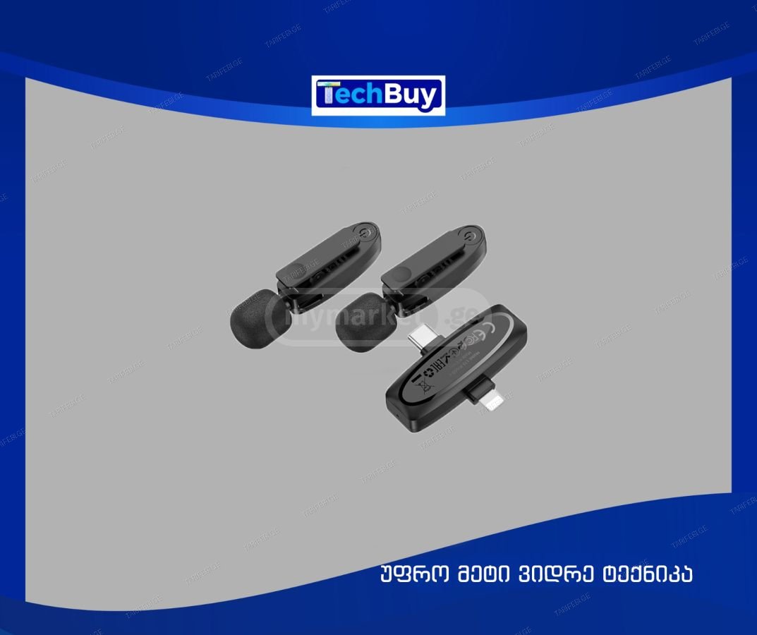 MICROPHONE Type-C, lightning, DUAL  (Type-C & lightning)