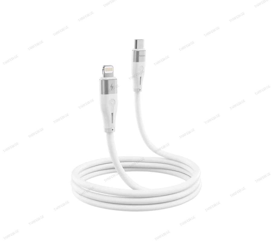 Cable Proove Soft Silicone Type-C to Lightning 27W (1m) white