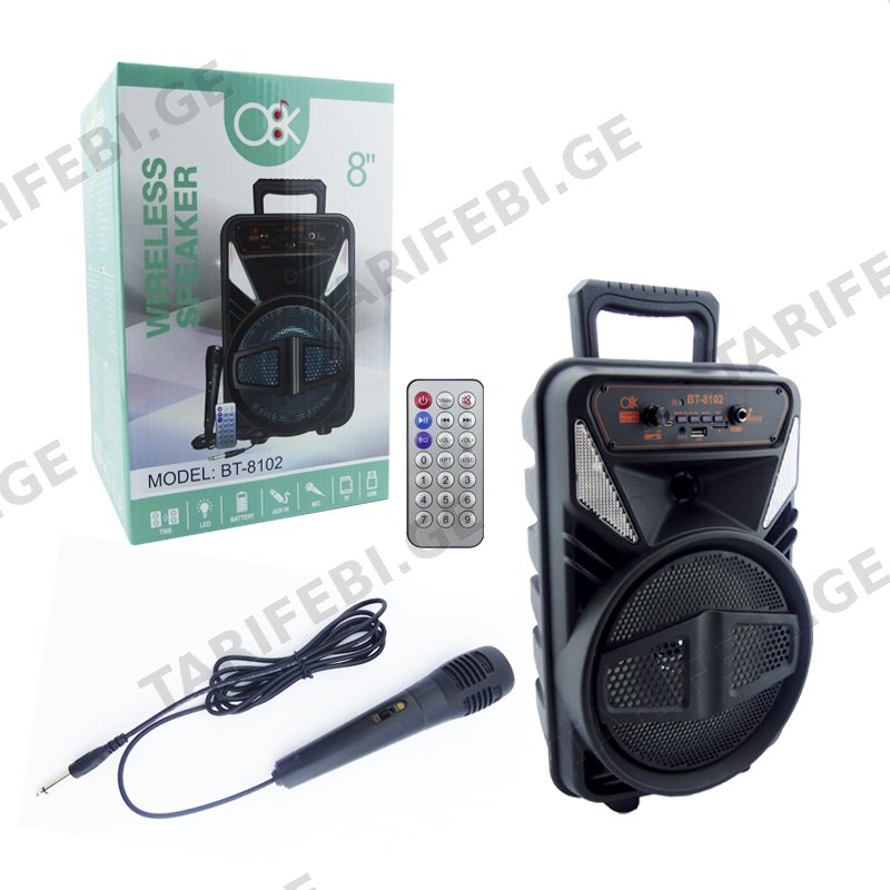 Bluetooth დინამიკი BT-8102