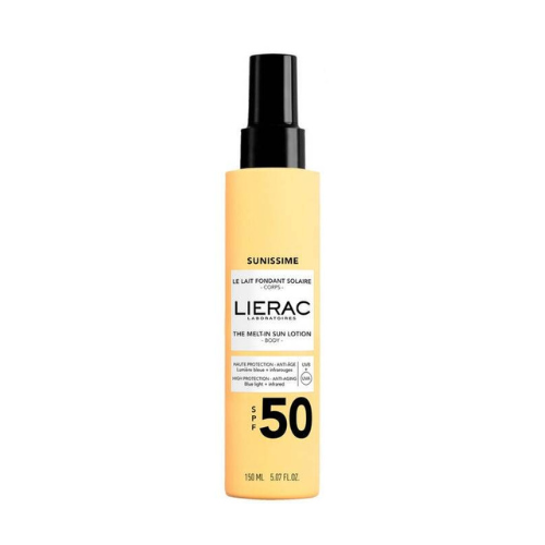 ლიერაკი - SUNISSIME ტანის რძე მზისგან დამცავი SPF50 150მლ