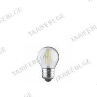 (2W) E27 LED ნათურა  ბურთი LUXRAM
