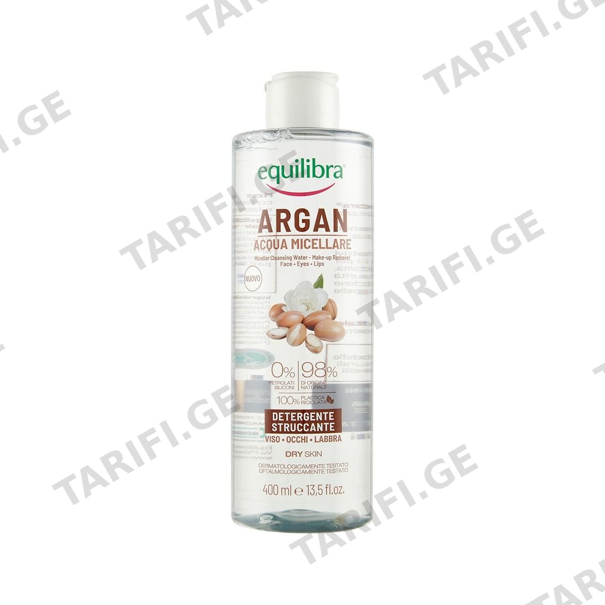 მიცელარული წყალი Argan 400 მლ 6471 ექვილიბრა - Equilibra