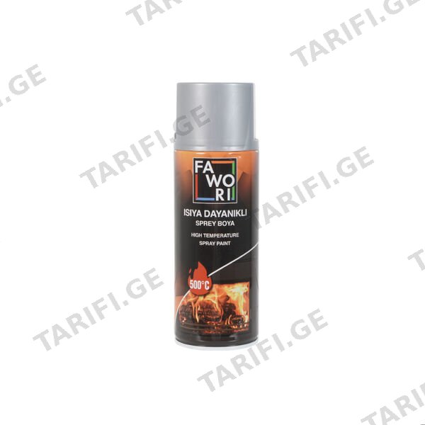 ცეცხლგამძლე სპრეი ვერცხლისფერი ISIYA DAY.SPREY BOYA ALÜMİNYUM 400ML FAWORI