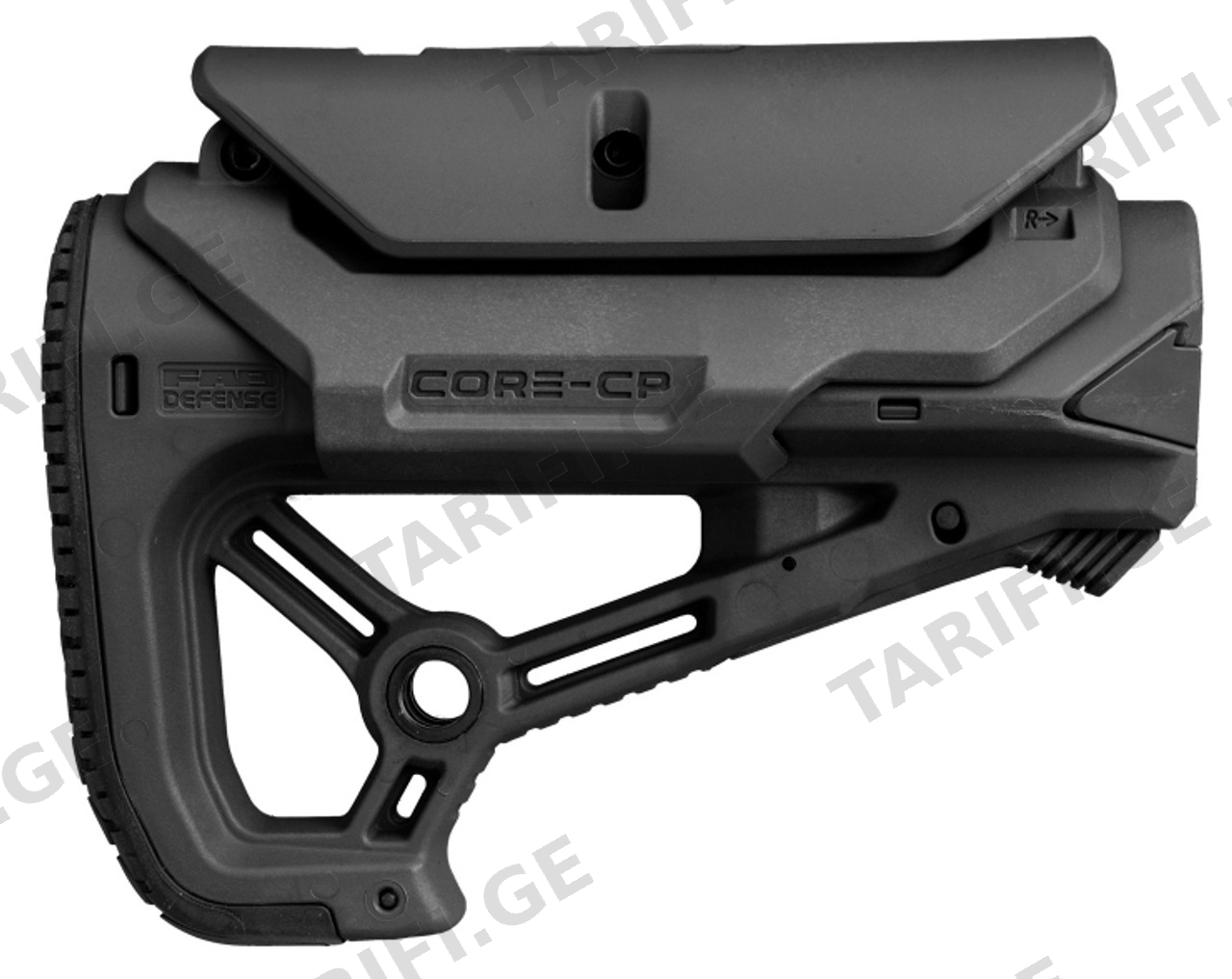 CQB optimized combat ButtstockFor Mil-Spec or Com-Spec Buffer Tubes