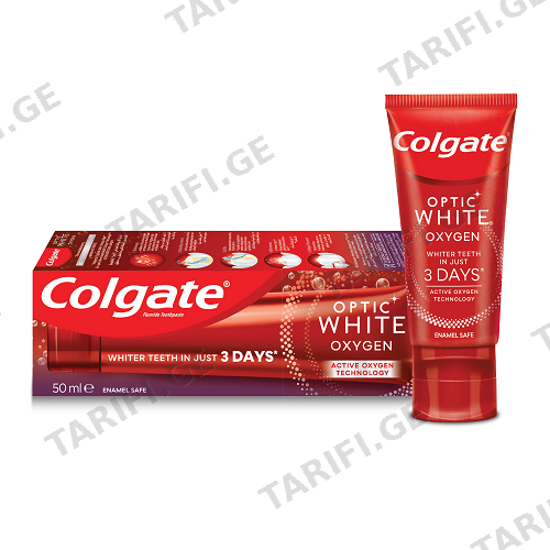 კბილის პასტა OPTIC WHITE OXYGEM / COLGATE / 50მლ