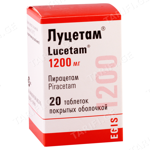 ლუცეტამი ტაბლეტი 1200მგ #20