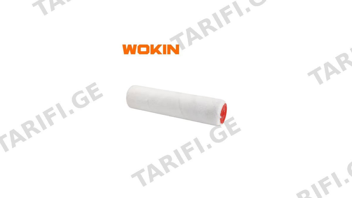 სამღებრო ლილვაკის თავი Wokin 352010, 10", Roller Cover, White
