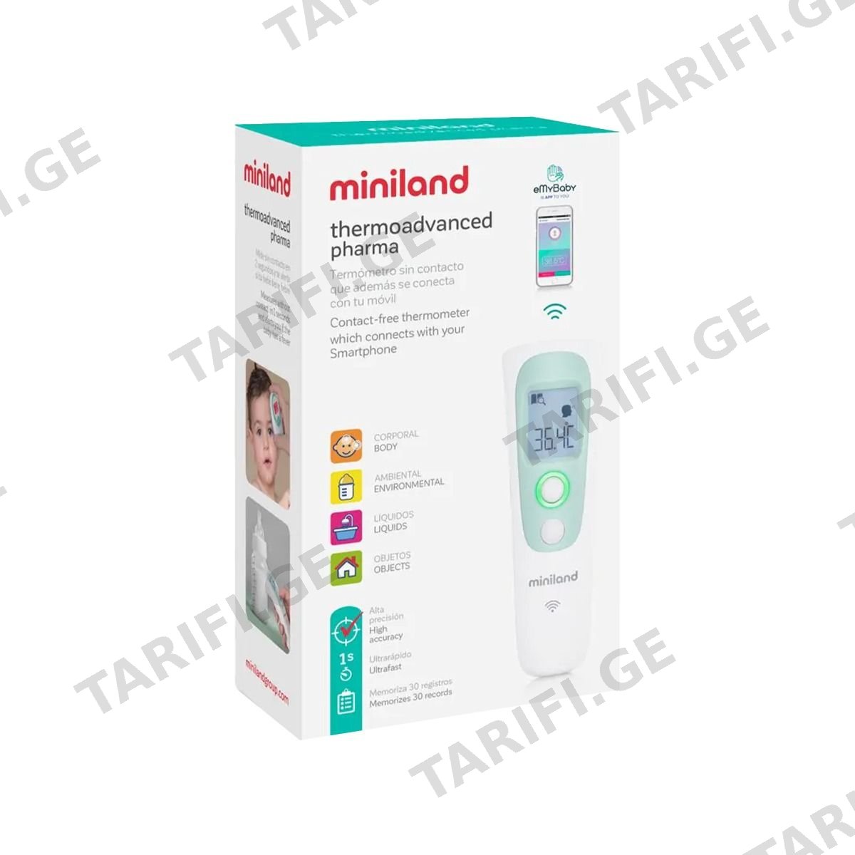 უკონტაქტო თერმომეტრი 3798 მინილენდი-Miniland
