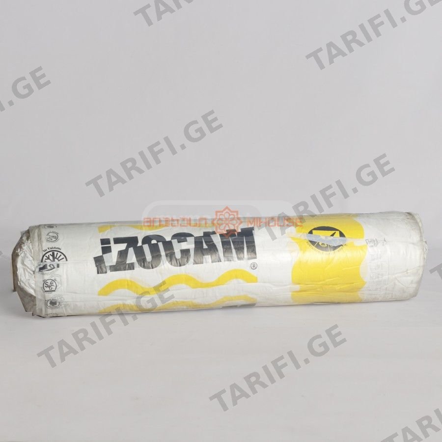 მინაბამბა ფოლგიანი 12მ2 5x120x1000სმ რულონი IZOCAM