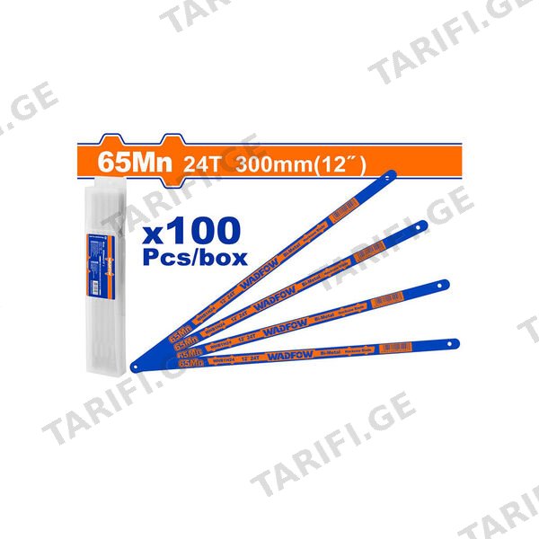 ხერხის პირის კომპლექტი (100 ც) 24T (WHB1H24) WADFOW