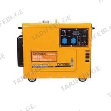 გენერატორი დიზელი DINGQI 220-380V 4.5KW