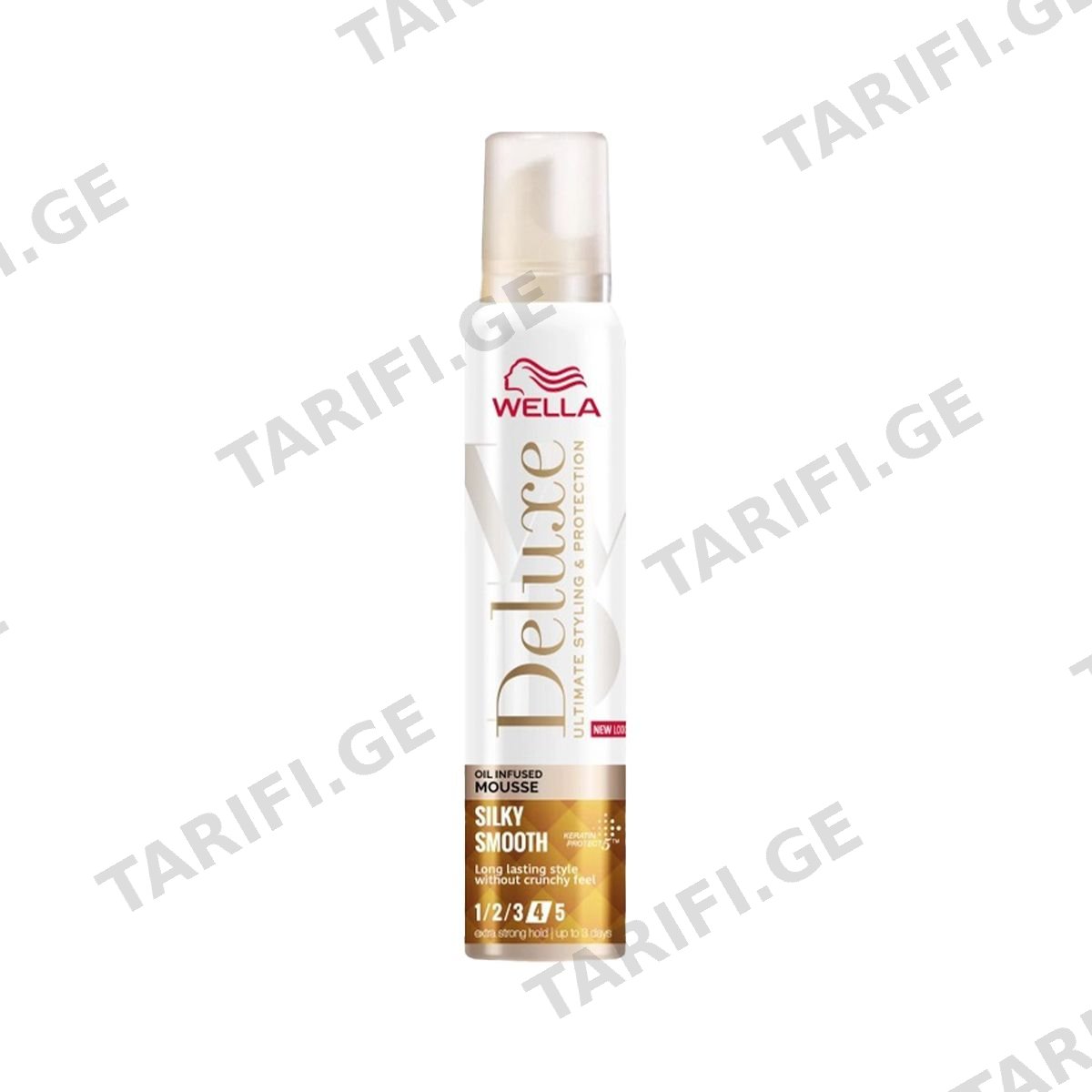 თმის მუსი Deluxe 200 მლ 7082 ველა - Wella
