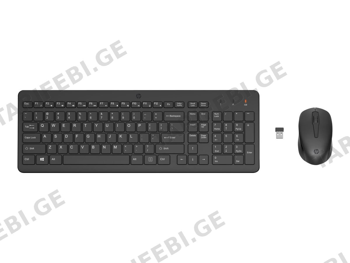 კლავიატურა HP 330 2V9E6AA Mouse + KB Weireless