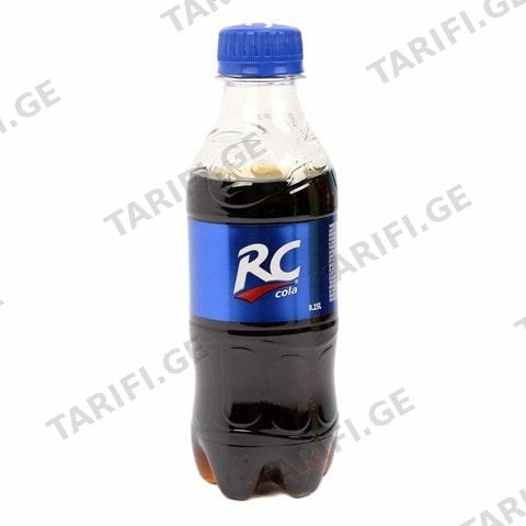 გაზიანი სასმელი "RC Cola" 0.25ლ პეტი