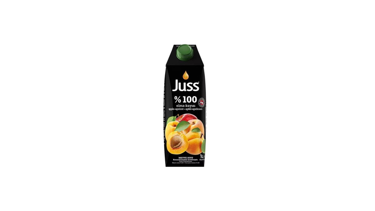 JUSS წვენი ვაშლი/გარგარი 100% 1ლ/8698720868981