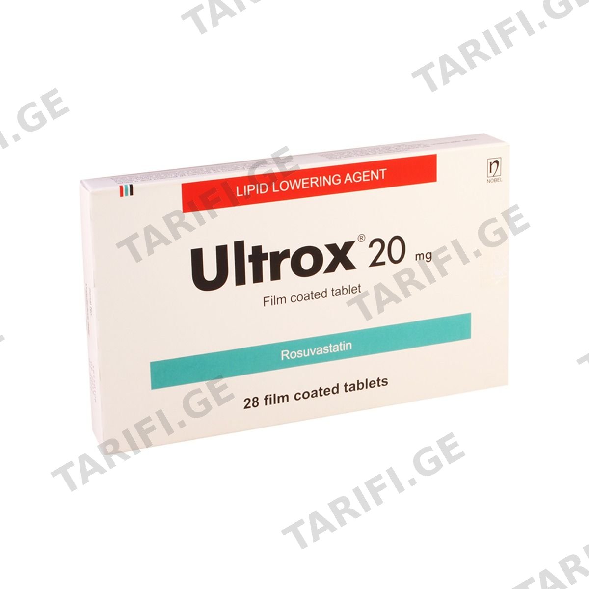 Ultrox - ულტროქსი 20მგ 28 ტაბლეტი