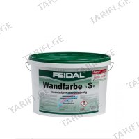 (10ლ) ინტერიერის წყალემულსიური საღებავი FEIDAL WANDFARBE S