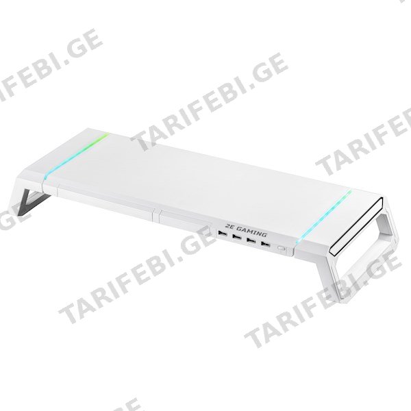 მონიტორის სადგამი 2E CPG 007, Gaming Monitor stand, Max 29", White