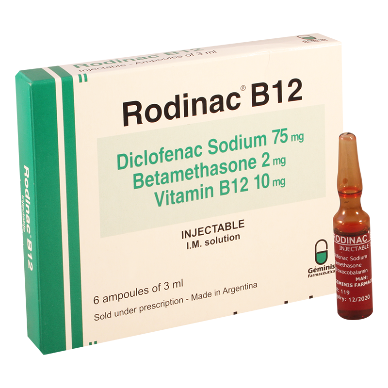 როდინაკი B12 75+2+10მგ/3მლ#6ა