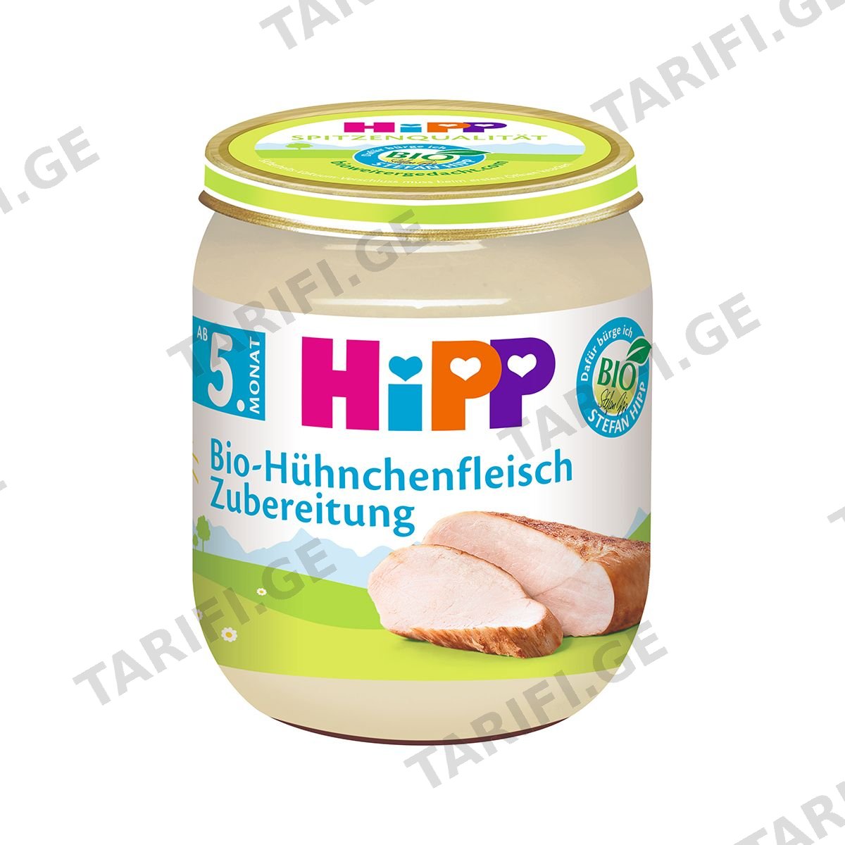 HIPP - ჰიპი მენიუ წიწ.ხორცი 4თვ 6020-01