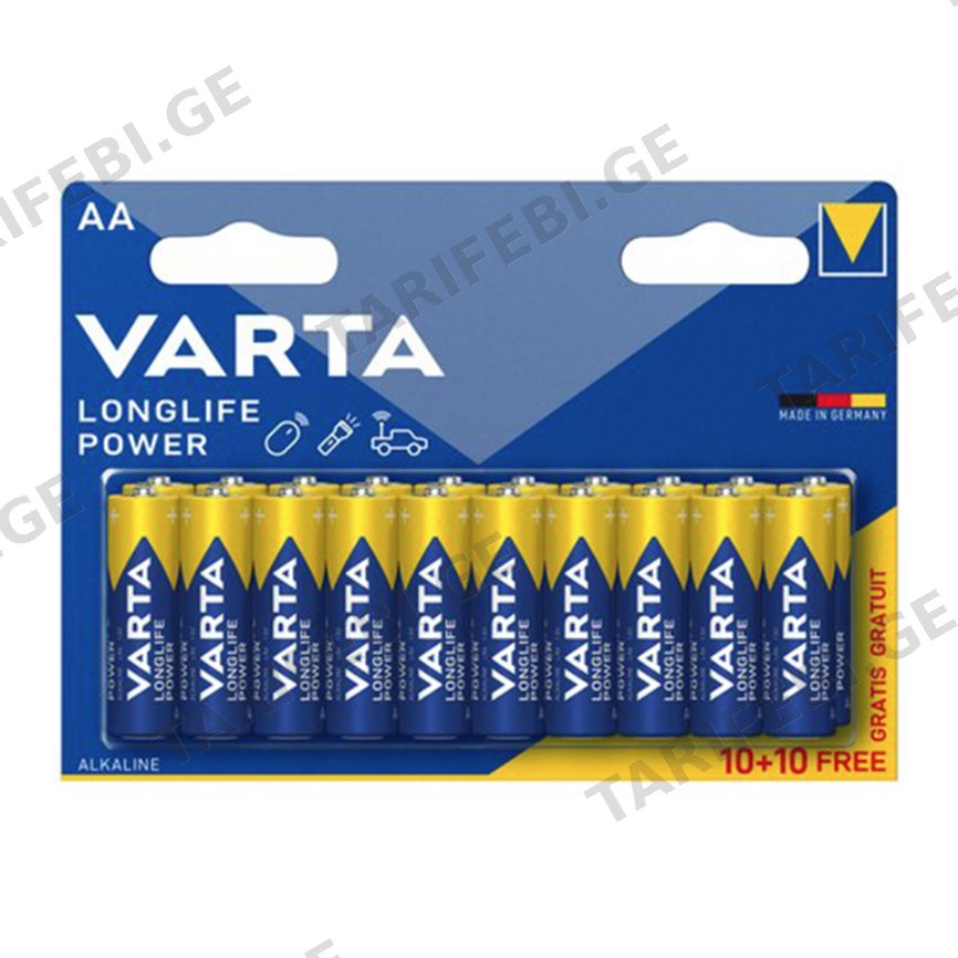 ელემენტი VARTA Longlife Power 10+10 AA