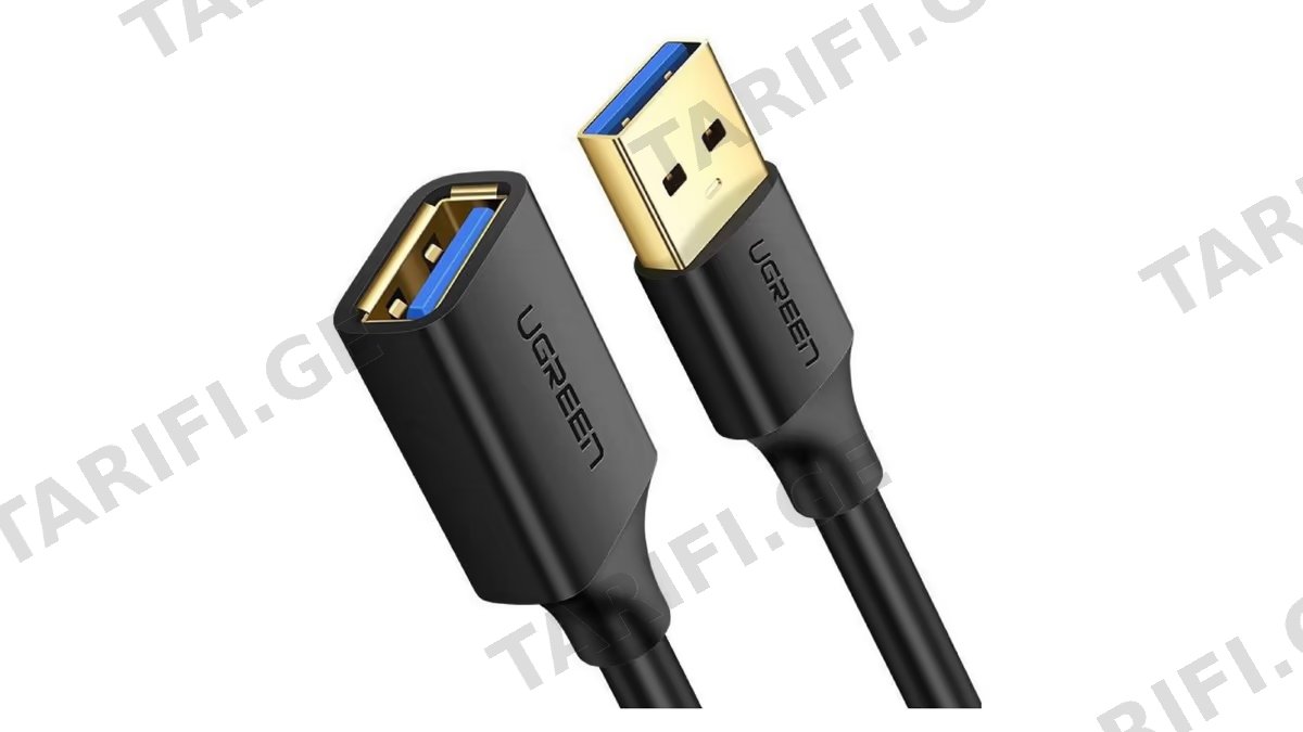 USB დამაგრძელებელი UGREEN 30127, USB 3.0 Male to USB Female, 3m