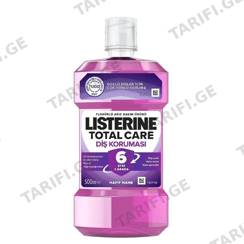 LISTERINE Total care პირის ღრუს სავლები 500 მლ (ლისტერინი)