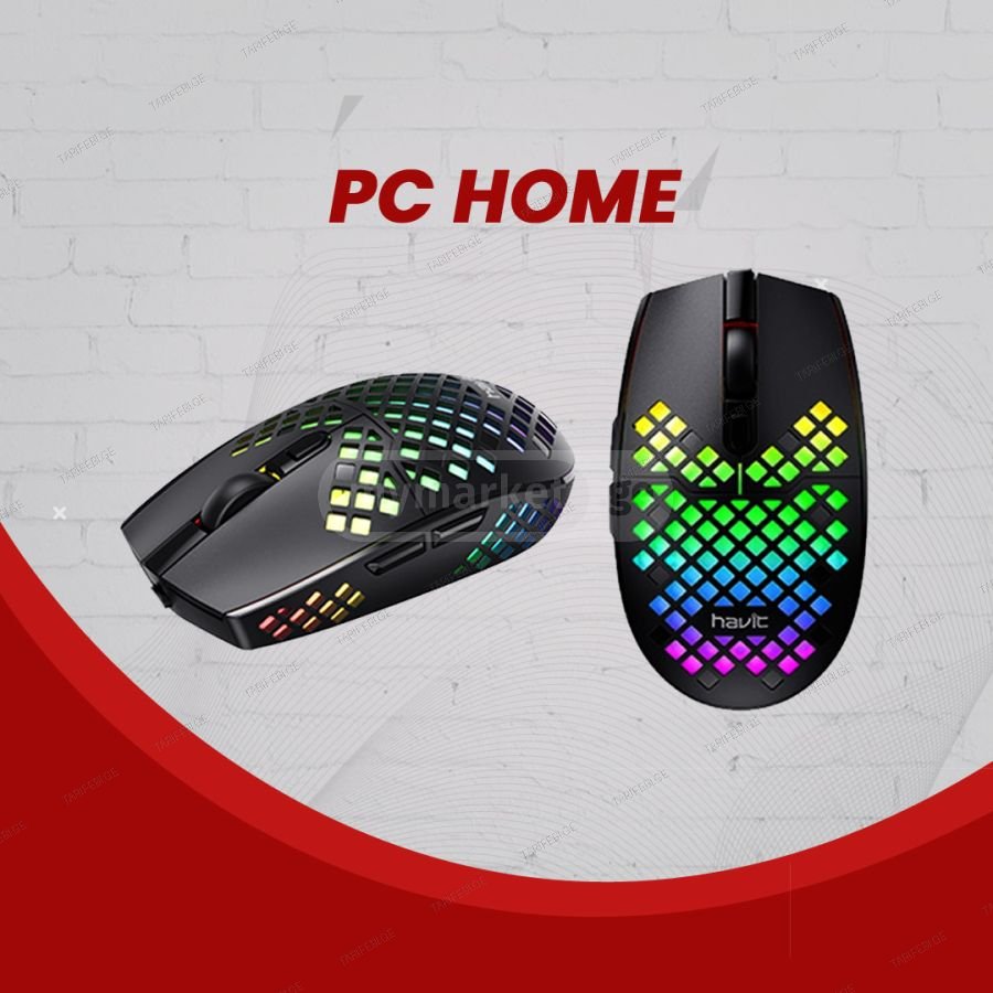 GAMING მაუსი Havit 1008 RGB განათებით