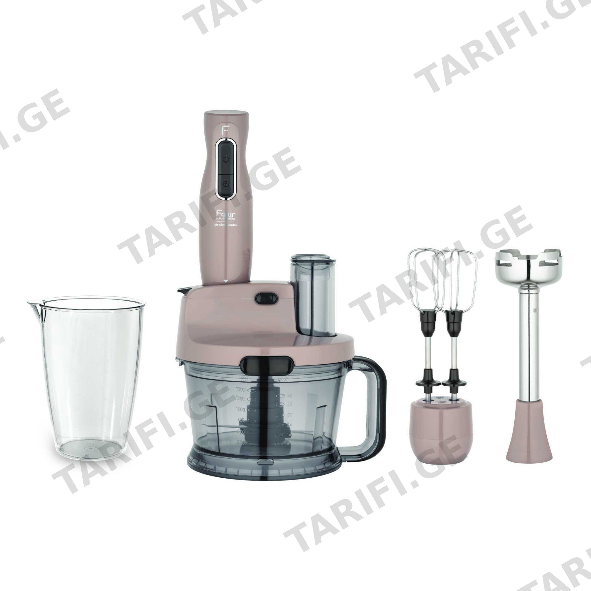 ბლენდერის ნაკრები Fakir MR CHEF QUADRO SAND BEIGE