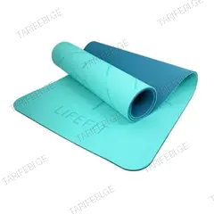 ხალიჩა იოგის LifeFit Relax Duo 183x58x0.6 სმ ფირუზისფერი